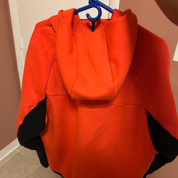 Nike Other - Nike Orange Hoodie with Black Zipper